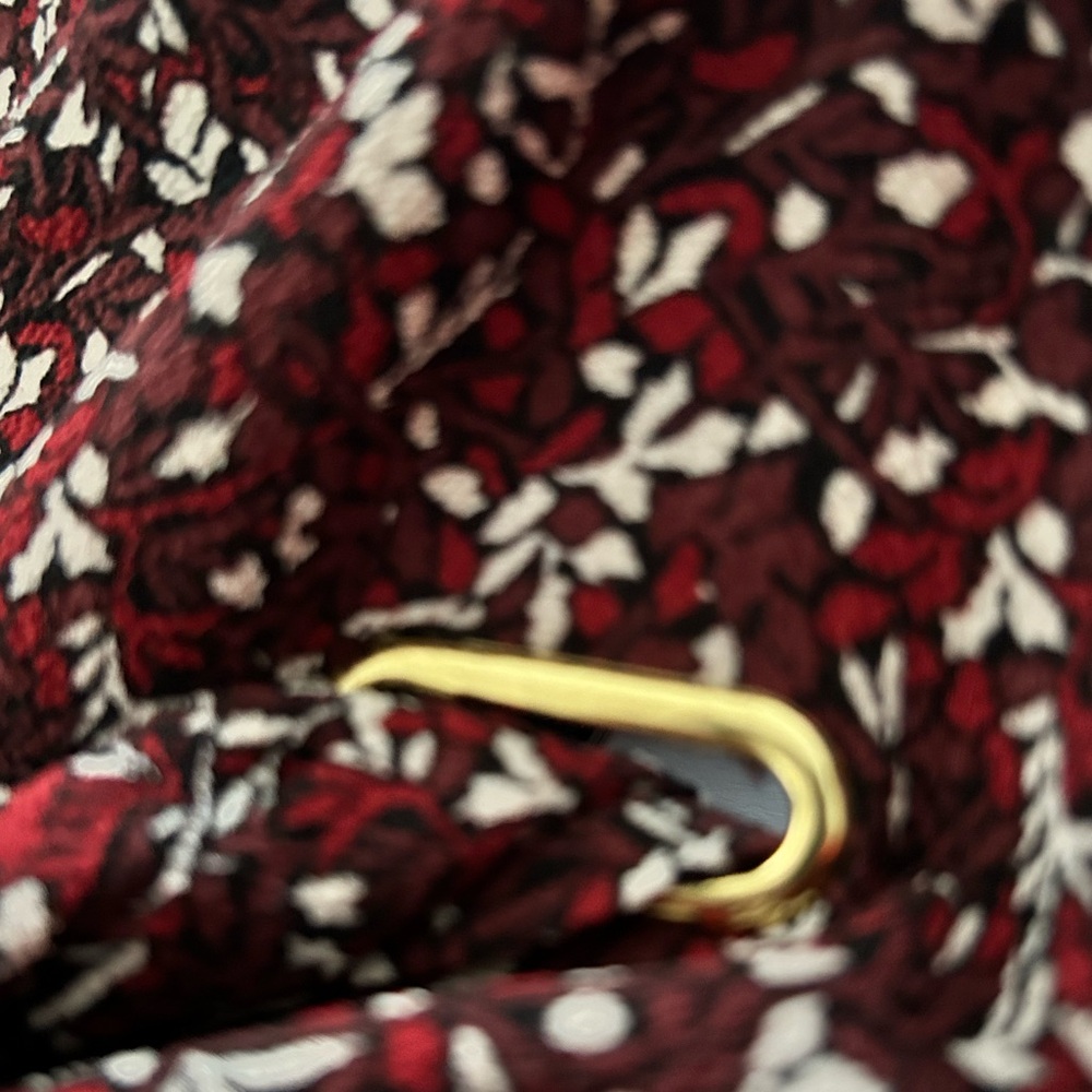 Michael Kors Flowing Floral Blouse with Sash - Picture 10 of 11